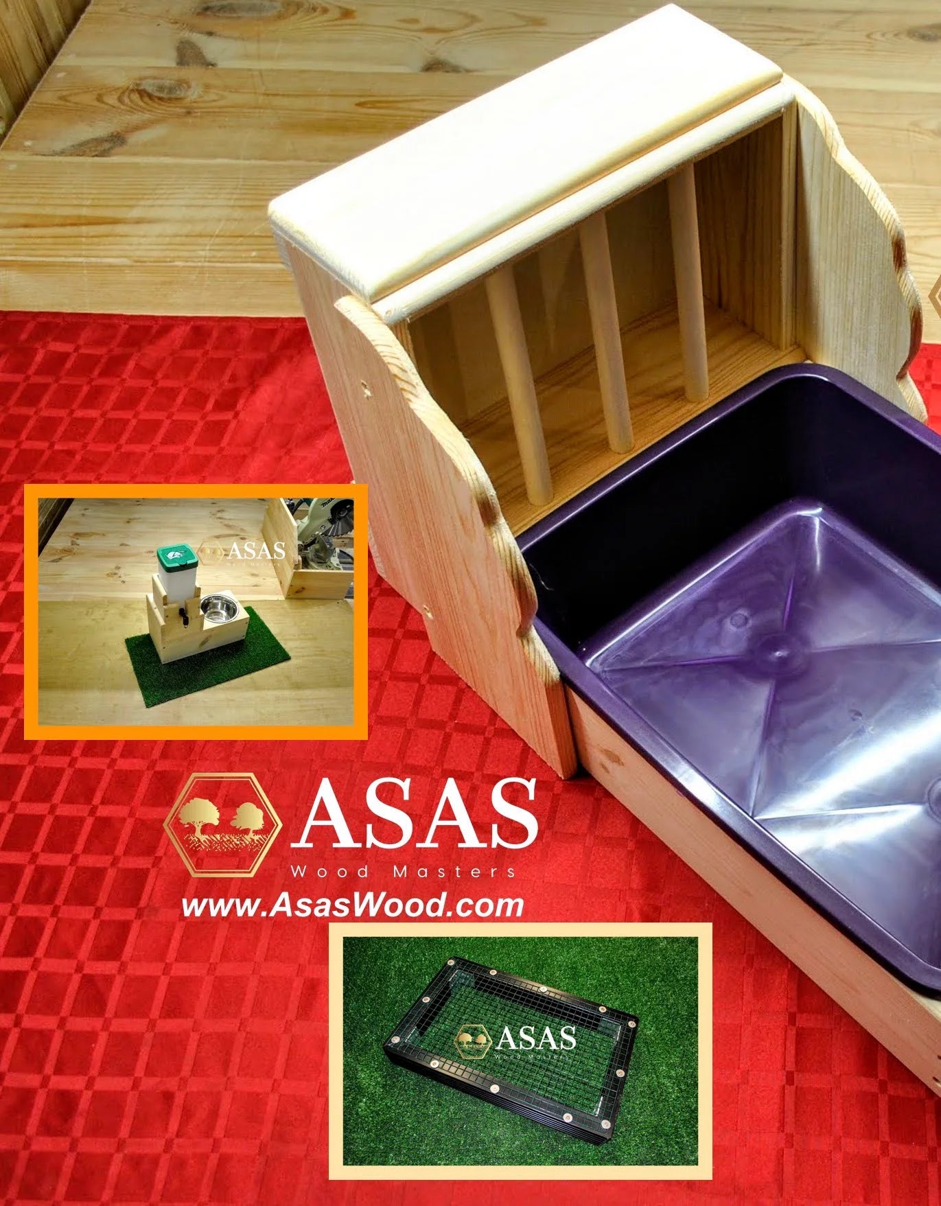 Rabbit hay feeder with litter box ❤️