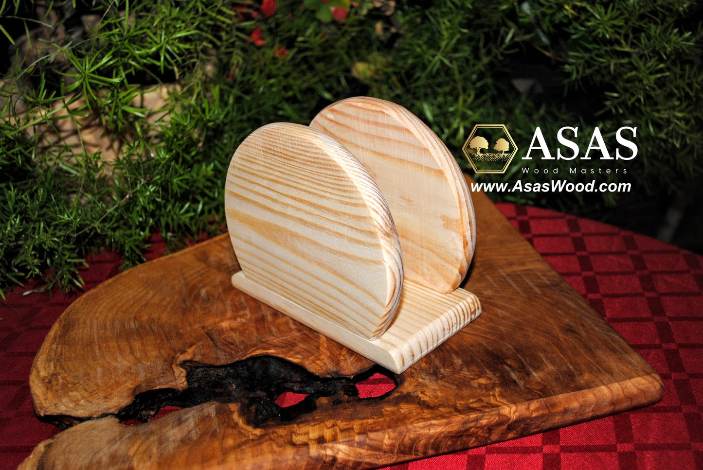 Porte-serviettes en bois ❤️