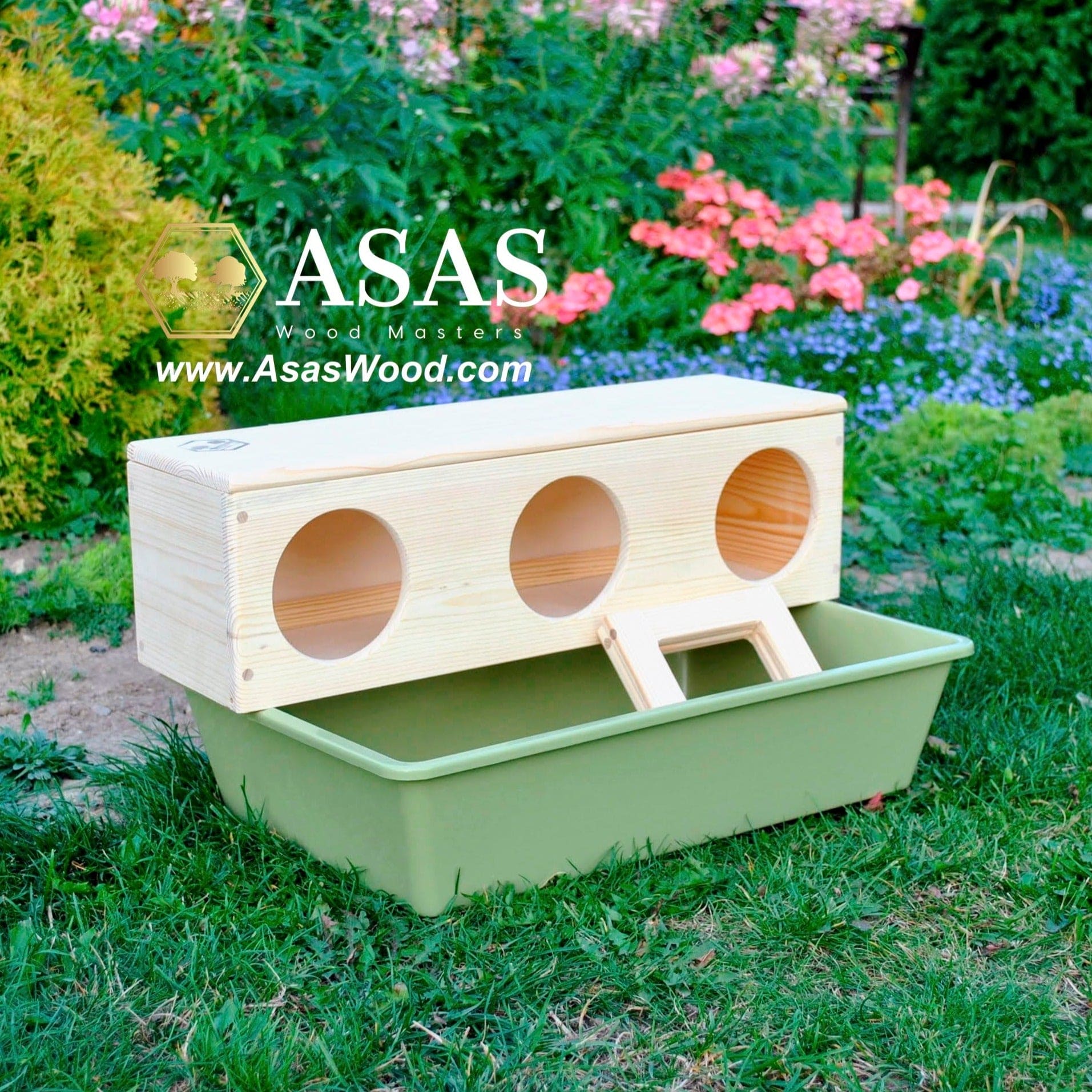 Rabbit hay feeder ️ – AsasWood
